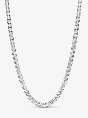 Pandora adjustable Silver Crystal necklace choker for Women